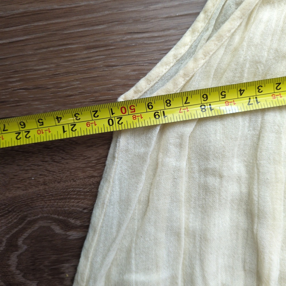 Soft Surroundings off-white Lace-Trim Cotton Chemise - Picture 10 of 11